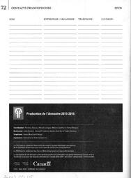   ANNUAIRE - FFCB, 2015   , page 114