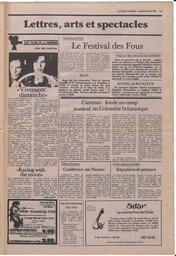 Le Soleil de Colombie, March 30, 1984, page 19