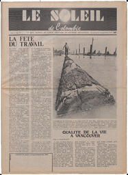 Le Soleil de Colombie, September 5, 1975, page 1