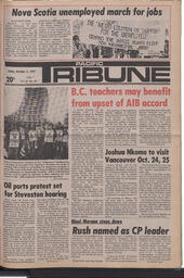   The Pacific Tribune - Friday, October 7, 1977   , page 1