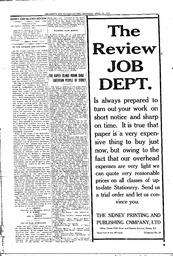 Sidney And Islands Review Thu, April 26, 1917 (Page 2)