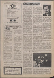 Le Soleil de Vancouver, October 26, 1973, page 2