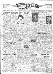 Saanich Peninsula And Gulf Islands Review Wed, August 13, 1952 (Page 1)