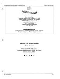  LE FRANCO-LIEN, 2007   , page 11