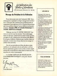   ANNUAIRE - FFCB, 1988   , page 6