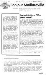   BONJOUR MAILLARDVILLE, 1987   , page 1