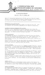   LE BASTION DE NANAIMO, 1986   , page 1