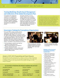   RAPPORT ANNUEL - FFCB, 2010-2011   , page 14
