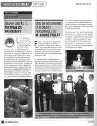   LE JOURNAL DU CSF, 2009   , page 20