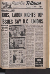   The Pacific Tribune - Friday, September 3, 1971   , page 1