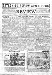Saanich Peninsula And Gulf Islands Review Thu, October 30, 1930 (Page 1)