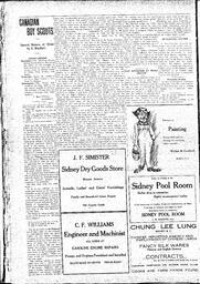 Sidney And Islands Review Fri, January 24, 1913 (Page 2)