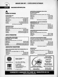   ANNUAIRE - FFCB, 2006   , page 16