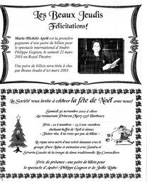   LE R�VERB�RE �CLAIR�, 2002-2003   , page 6