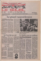 Le Soleil de Colombie, May 24, 1985, page 1