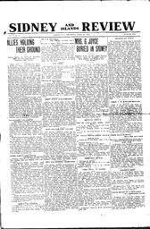 Sidney And Islands Review Thu, April 25, 1918 (Page 1)