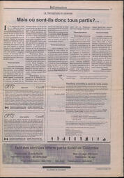 Le Soleil de Colombie, July 24, 1992, page 3