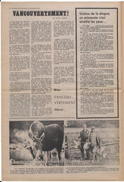 Le Soleil de Vancouver, October 12, 1973, page 4