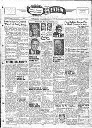 Saanich Peninsula And Gulf Islands Review Wed, January 9, 1952 (Page 1)