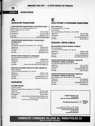   ANNUAIRE - FFCB, 2006   , page 88