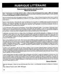   LE RÉVERBÈRE, 2005   , page 18