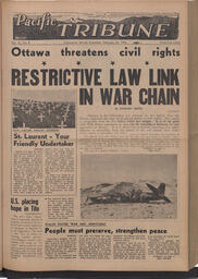   The Pacific Tribune - Friday, February 23, 1951   , page 1