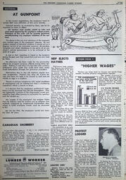   The Western Canadian Lumber Worker, Vol. XXXIII, No. 7, 1st Issue Apr. 1966   , page 8