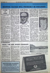   The Western Canadian Lumber Worker, Vol. XXXIX No. 8, Sep. 1971   , page 11