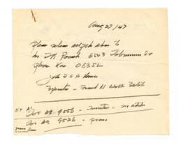 Handwritten Notes