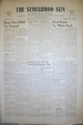 The Semiahmoo Sun and White Rock Weekly, November 05, 1953 (Page 1)