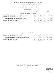   ÉTATS FINANCIERS - EN, 1997   , page 5