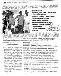   LA VOIX DES KOOTENAYS, 2007   , page 6