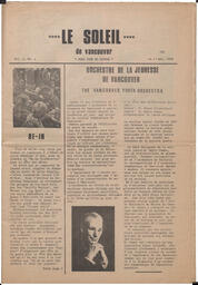 Le Soleil de Vancouver, May 17, 1968, page 1