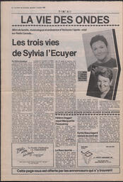 Le Soleil de Colombie, September 7, 1988, page 10