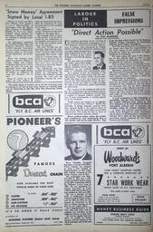   The Western Canadian Lumber Worker, Vol. XXXII, No. 8, 2nd Issue Apr. 1965   , page 4