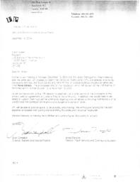 Letter from the Vancouver Public Library