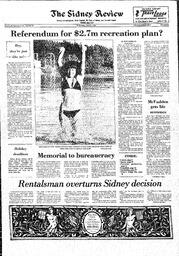 The Sidney Review Wed, June 25, 1980 (Page 1)