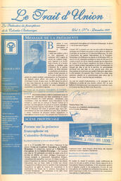   LE TRAIT D'UNION, 1997   , page 1