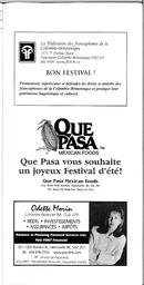   FESTIVAL D'ÉTÉ, 2001   , page 23