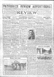 Saanich Peninsula And Gulf Islands Review Thu, June 26, 1930 (Page 1)