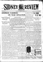 Sidney And Islands Review Thu, February 25, 1915 (Page 1)