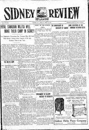 Sidney And Islands Review Fri, April 25, 1913 (Page 1)
