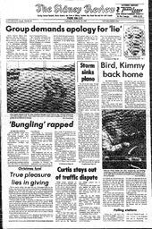 The Sidney Review Wed, November 18, 1981 (Page 1)