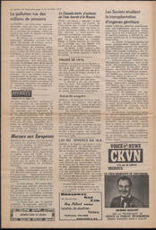 Le Soleil de Vancouver, October 24, 1969, page 6
