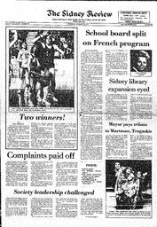 The Sidney Review Wed, November 28, 1979 (Page 1)