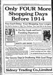 Sidney And Islands Review Fri, December 26, 1913 (Page 8)