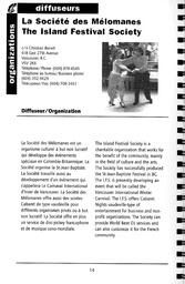   RÉPERTOIRE DES RESSOURCES CULTURELLES, 1999-2001   , page 16