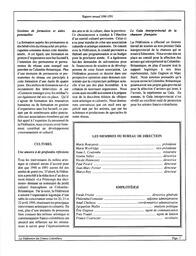   RAPPORT ANNUEL - FFCB, 1990-1991   , page 9