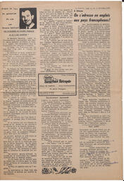 Le Soleil de Vancouver, October 11, 1968, page 3