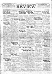 Saanich Peninsula And Gulf Islands Review Wed, December 16, 1931 (Page 1)